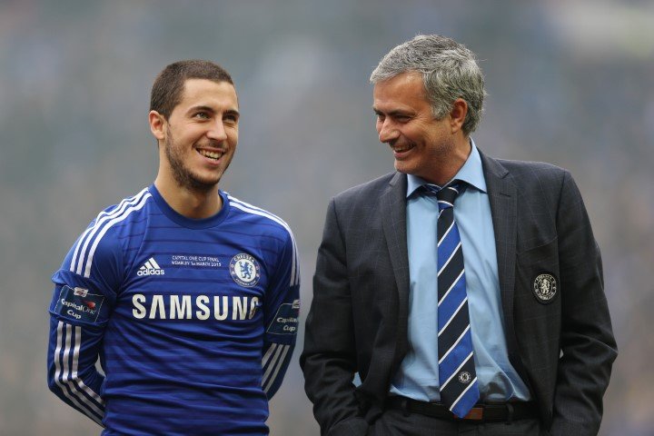 Eden Hazard pic in Chelsea Jose Mourinho
