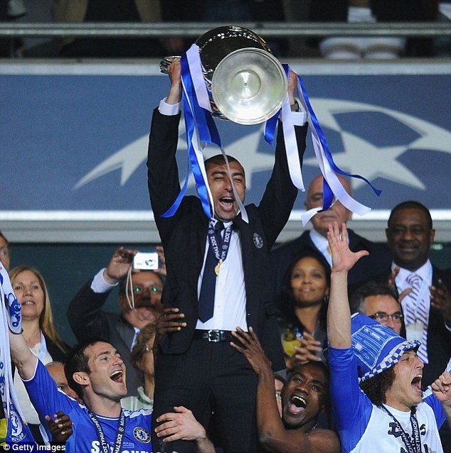 Roberto Di Matteo Chelsea manager 2012