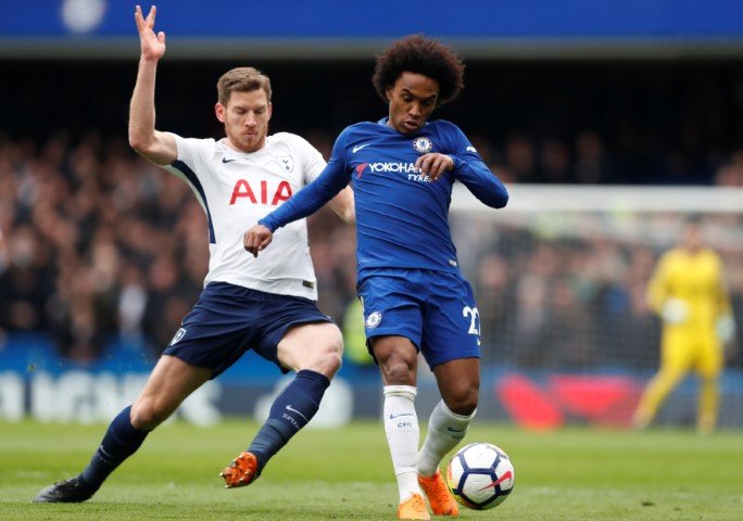 Willian twitter account Chelsea players on twitter