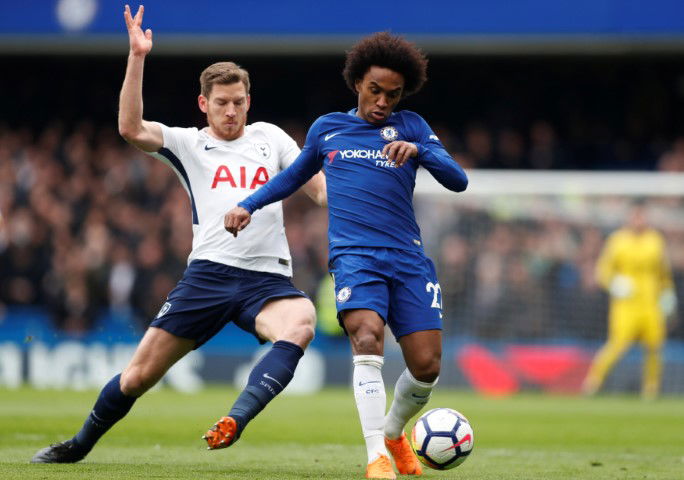 Willian twitter account Chelsea players on twitter