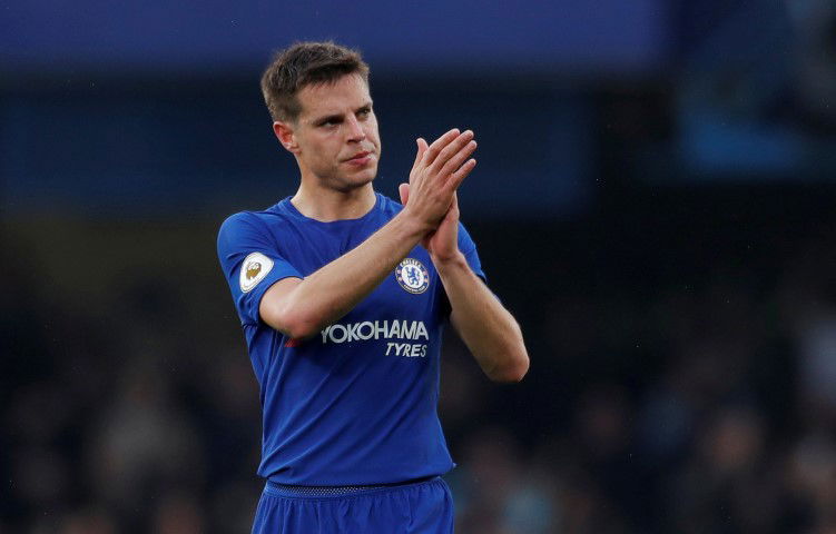 top five most valued Chelsea players 2018 Cesar Azpilicueta