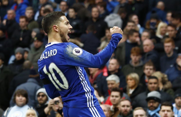 Chelsea FC top scorer this season Eden Hazard
