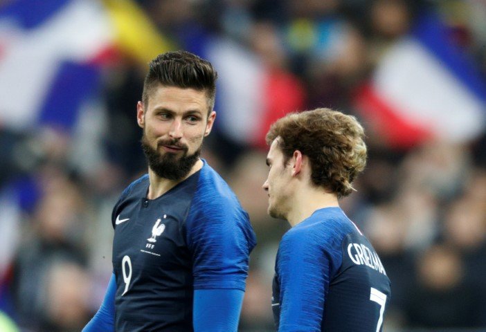 Chelsea players in World Cup 2018 Olivier Giroud