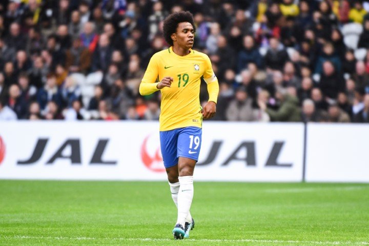 Chelsea players in World Cup 2018 Willian