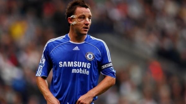 Chelsea players with mask - John Terry face mask