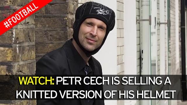Petr Cech video injury and accident - This is why Petr Cech wear helmet on his head!