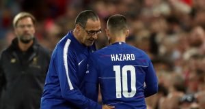 Maurizio Sarri issues challenge to Eden Hazard ahead of Liverpool clash