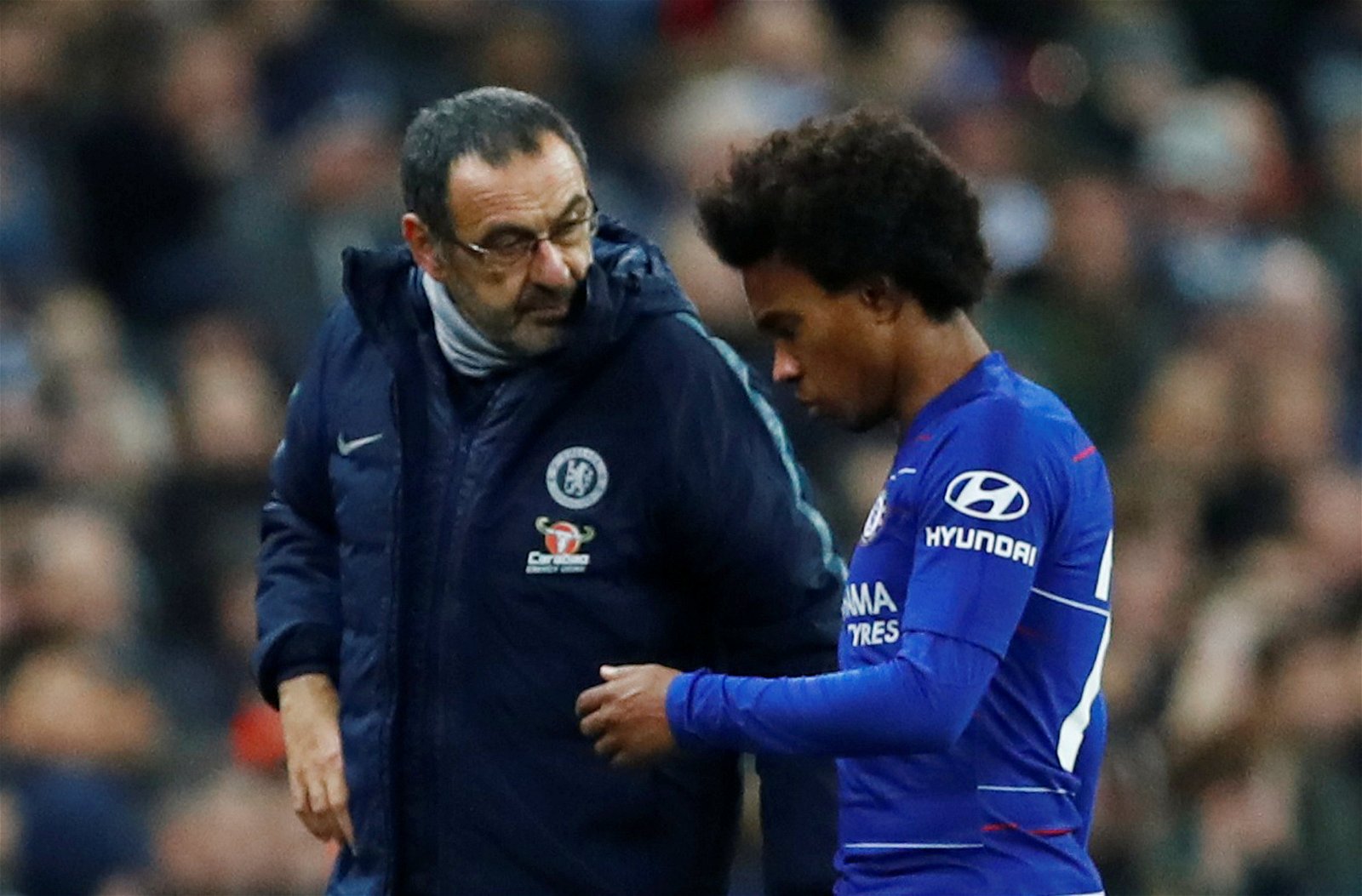 Chelsea Winger Willian Speaks Up On His Linkups With Barcelona And Maurizio Sarri