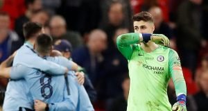 Kepa Arrizabalaga Fined For His Confrontation With Maurizio Sarri In The Carabao Cup Final