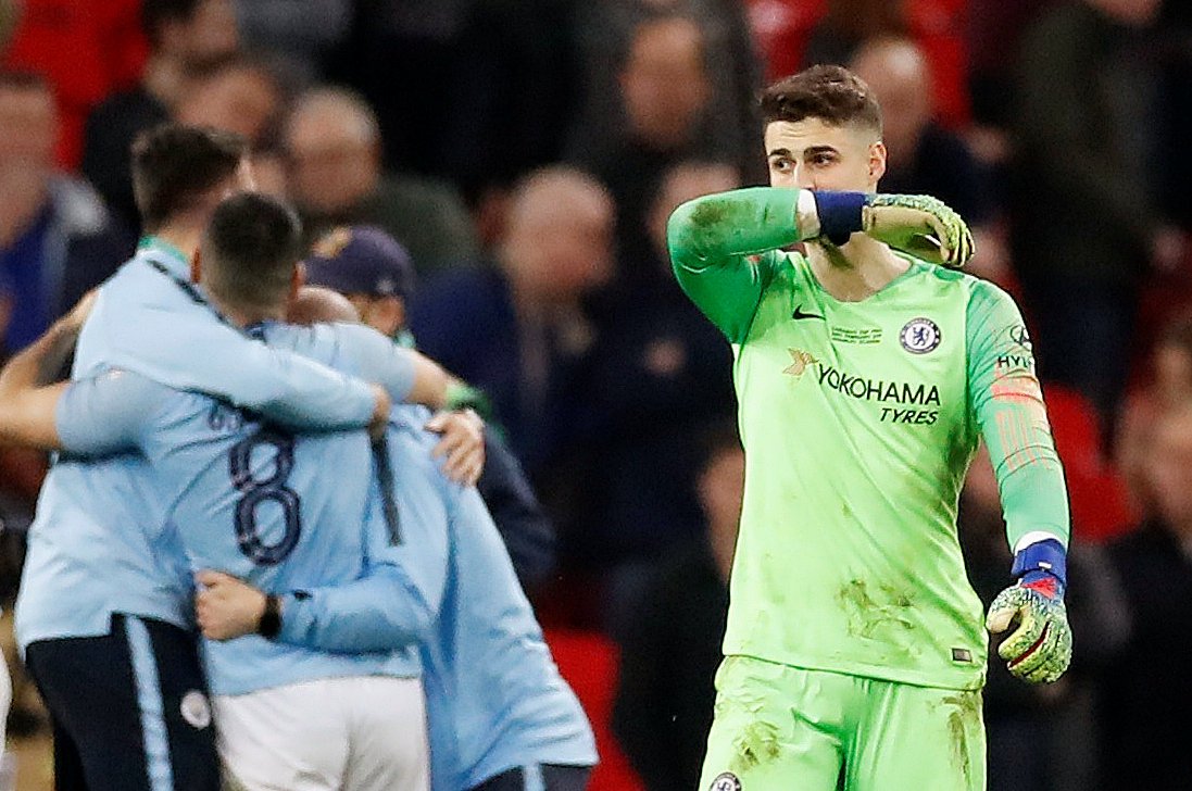 Kepa Arrizabalaga Fined For His Confrontation With Maurizio Sarri In The Carabao Cup Final
