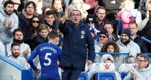 Sarri Blames Chelsea Teammates For Letting Jorginho Down Against Wolves