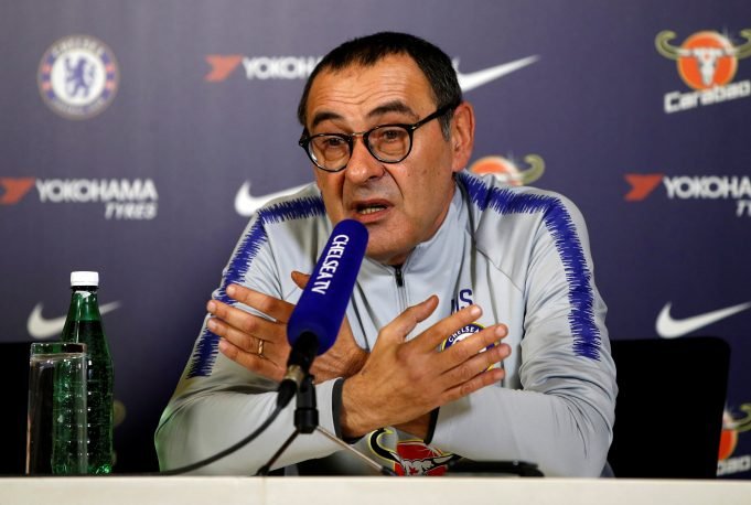Sarri discusses his system and football in England