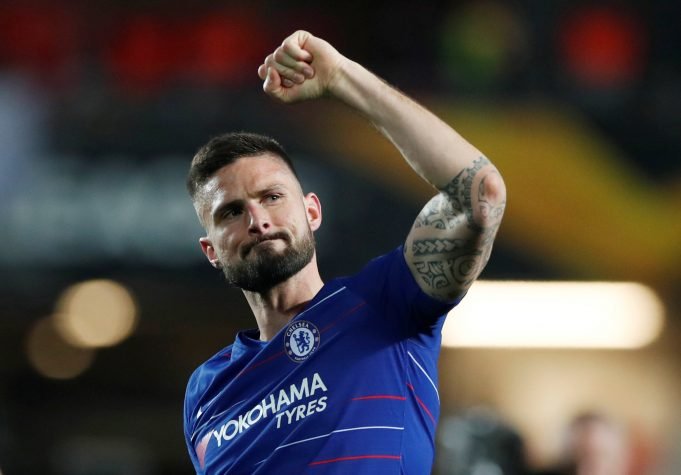Giroud frustrated at Chelsea