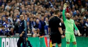 Chelsea Keeper Admits He Was Wrong To Defy Maurizio Sarri In The Carabao Cup Final