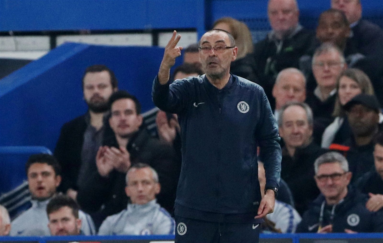 Sarri happy with first season at Chelsea but hopes to finish with a flourish