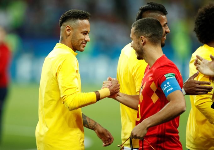 Marcelo compares Neymar and Hazard