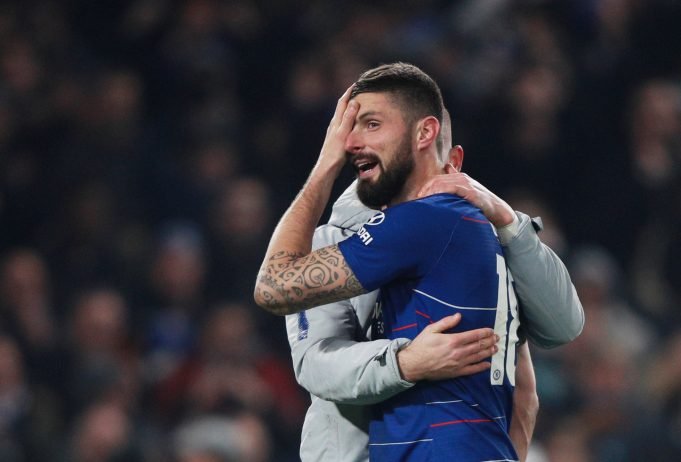 Oliver Giroud wanting to make an exit from Chelsea very soon