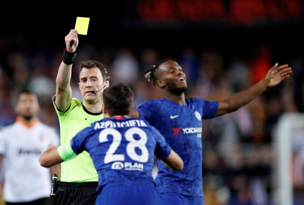 Chelsea games with the most Yellow Cards