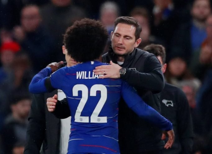 Lampard Wants Chelsea To Sign Long-Term Contract With Willian