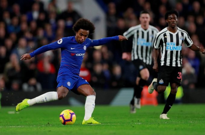 Lampard Admits Willian's Future At Chelsea Is His Decision