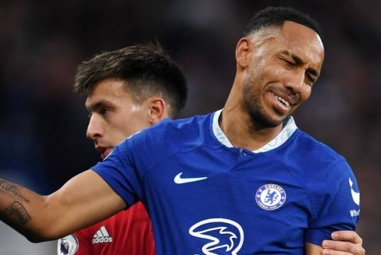Aubameyang has been removed from Chelsea's Champions League squad