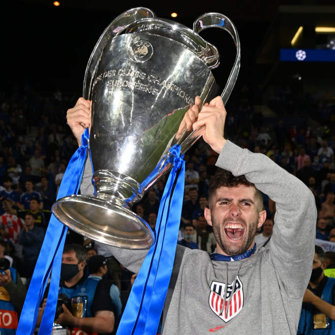 The big one, the UEFA Champions League which Pulisic won with Chelsea. Pulisic was the 1st American to appear in a European Cup Final and win the European Cup